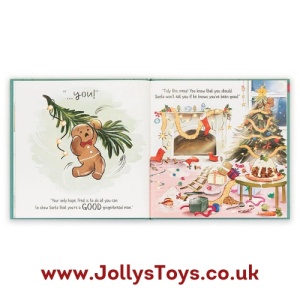 Jellycat 'Gingerbread Fred' Story Book